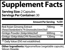 Load image into Gallery viewer, Ginkgo Biloba + Ginseng