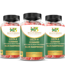 Load image into Gallery viewer, D8 Gummies with 25mg Delta-8 (Blue Raspberry)